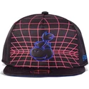 svart-justerbar-platt-keps-bowser-jr-badge-super-mario-bros-fran-difuzed