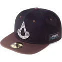 svart-och-brun-platt-keps-snapback-valhalla-metal-badge-assassins-creed-fran-difuzed