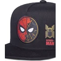 svart-flat-snapback-keps-for-barn-spider-man-marvel-comics-av-difuzed
