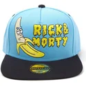 snapback-bla-och-svart-platt-keps-rick-banana-rick-och-morty-fran-difuzed