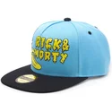 snapback-bla-och-svart-platt-keps-rick-banana-rick-och-morty-fran-difuzed