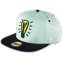 difuzed-monopoly-icons-gron-och-svart-snapback-flat-keps