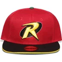 rod-och-svart-snapbackkeps-robin-dc-comics-fran-difuzed