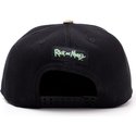 difuzed-flat-brim-krombopulos-michael-rick-and-morty-black-and-brown-snapback-cap