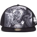svart-platt-snapback-keps-link-fighting-the-legend-of-zelda-fran-difuzed