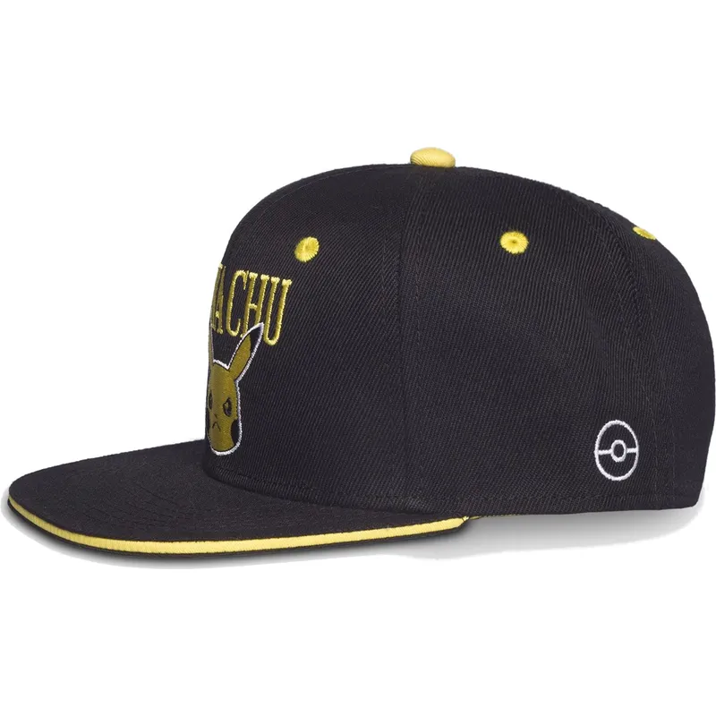 svart-och-gul-platt-snapback-keps-pikachu-angry-pokemon-fran-difuzed
