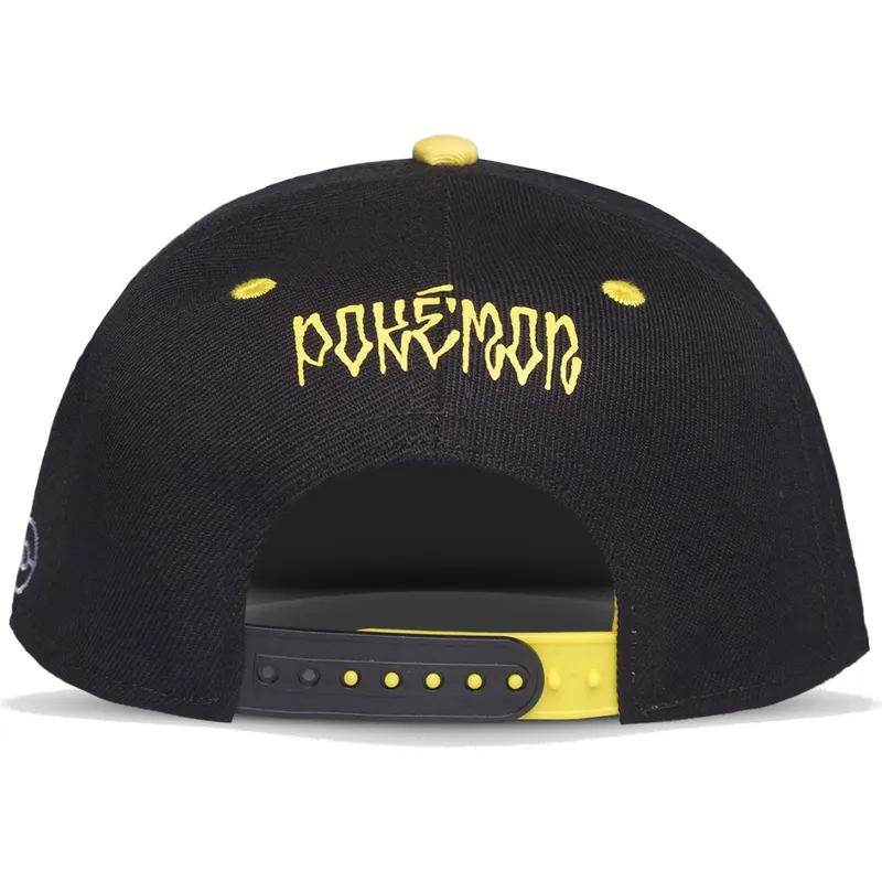 svart-och-gul-platt-snapback-keps-pikachu-angry-pokemon-fran-difuzed