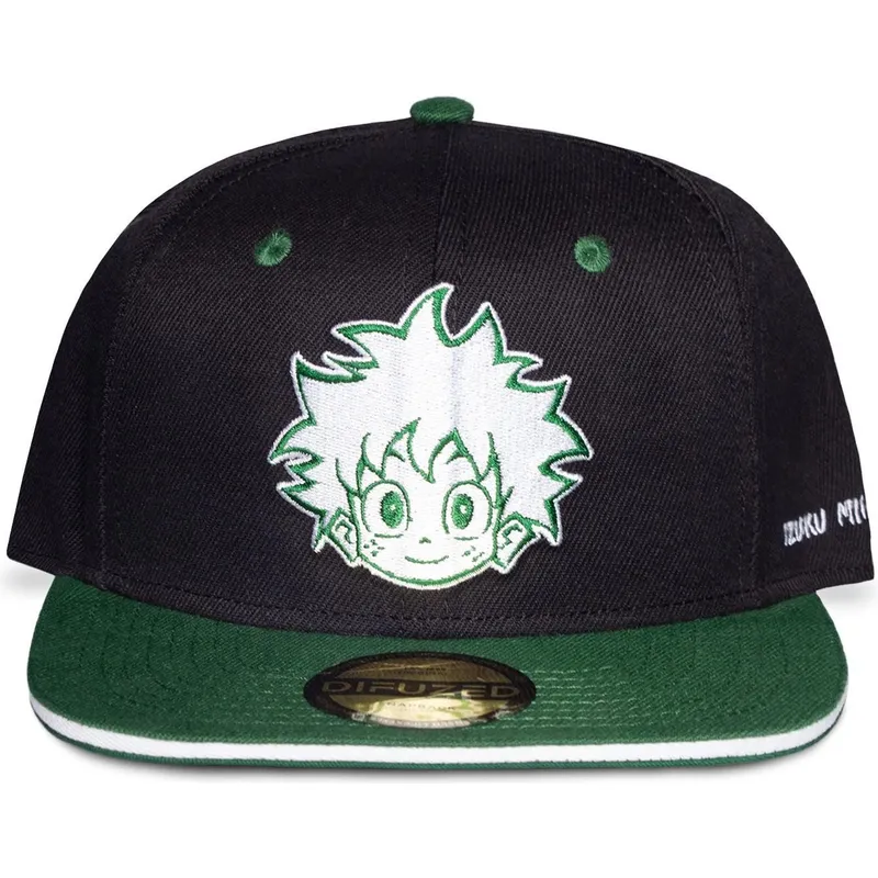 svart-och-gron-platt-snapback-keps-izuku-midoriya-my-hero-academia-fran-difuzed