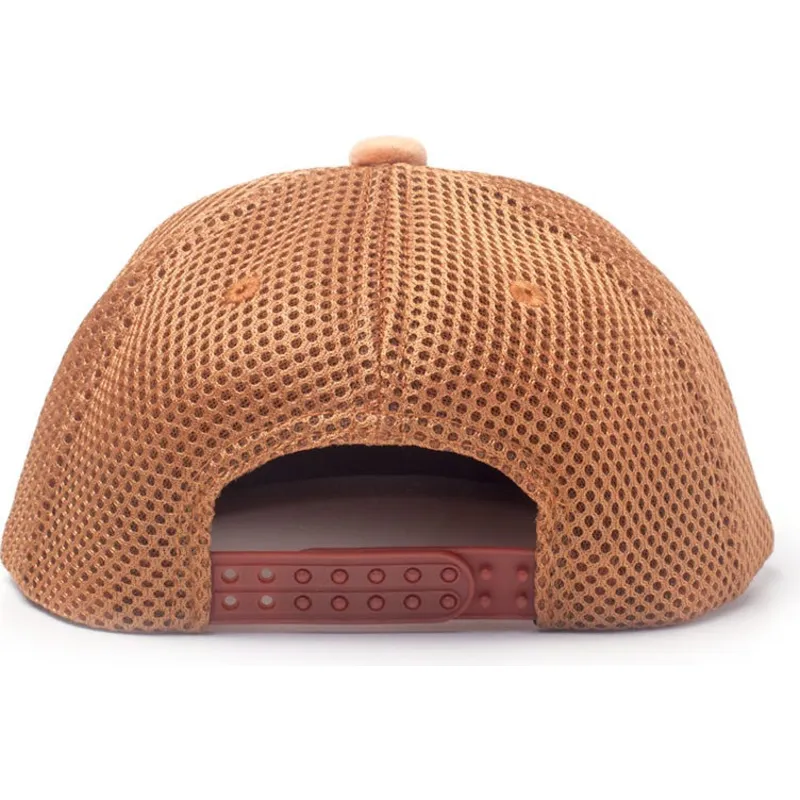 kepsar-plana-brun-snapback-for-barn-av-difuzed