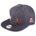 kepsar-plana-svart-snapback-av-difuzed