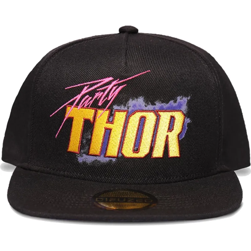 svart-platt-snapback-keps-thor-party-what-if-marvel-comics-fran-difuzed