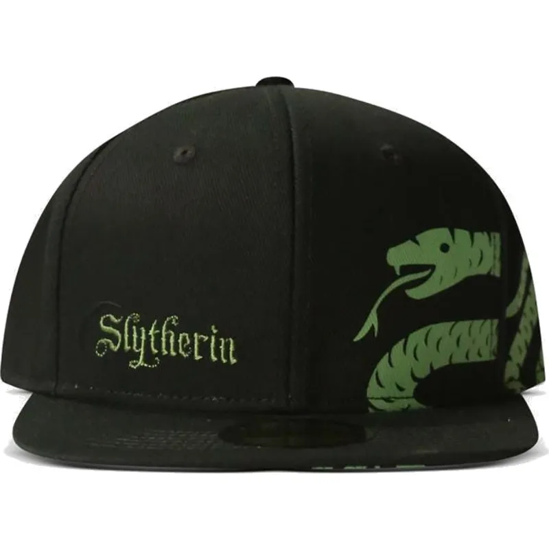 svart-platt-snapback-keps-slytherin-harry-potter-fran-difuzed