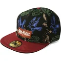 svart-och-rod-platt-snapback-keps-harry-potter-fran-difuzed