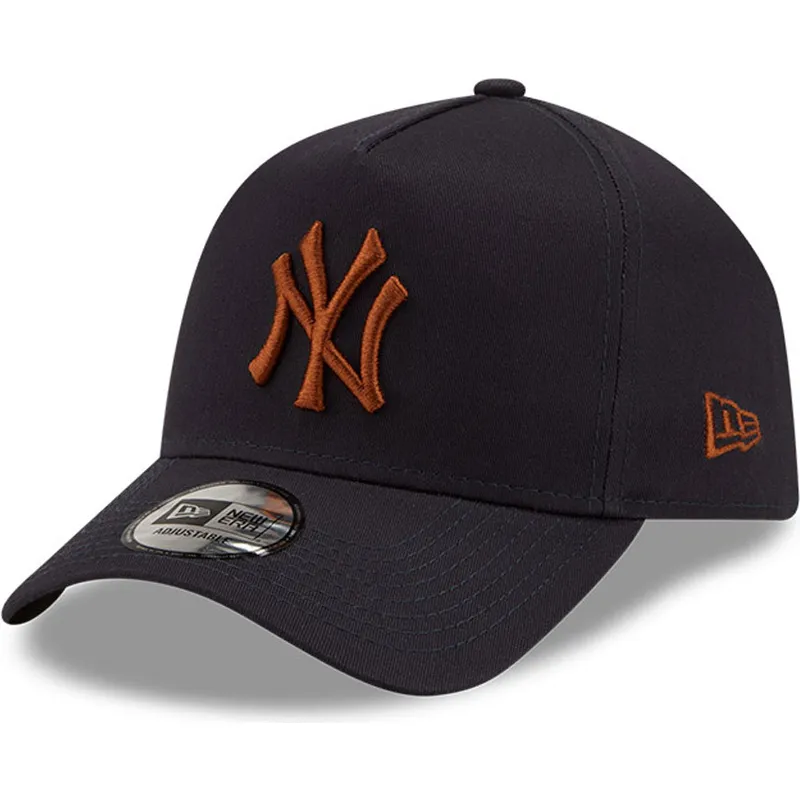 kepsar-curva-marinbla-snapback-marron-9forty-e-frame-fran-new-york-yankees-mlb-av-new-era