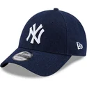 new-era-new-york-yankees-mlb-9forty-justerbar-marinbla-denim-kurvkeps