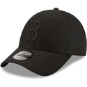 svart-bojd-snapback-keps-med-svart-logotyp-9forty-mono-team-colour-boston-red-sox-mlb-fran-new-era
