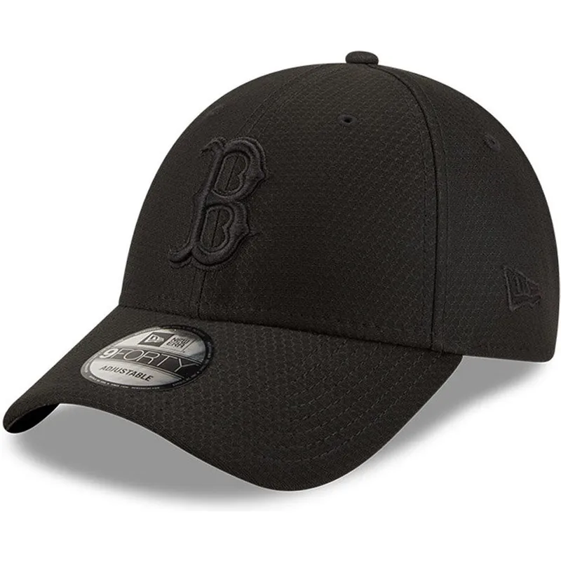 kepsar-curva-svart-snapback-9forty-mono-team-colour-fran-boston-red-sox-mlb-av-new-era