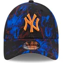 new-era-new-york-yankees-mlb-9forty-ray-scape-justerbar-bla-bojd-keps-med-orange-logotyp
