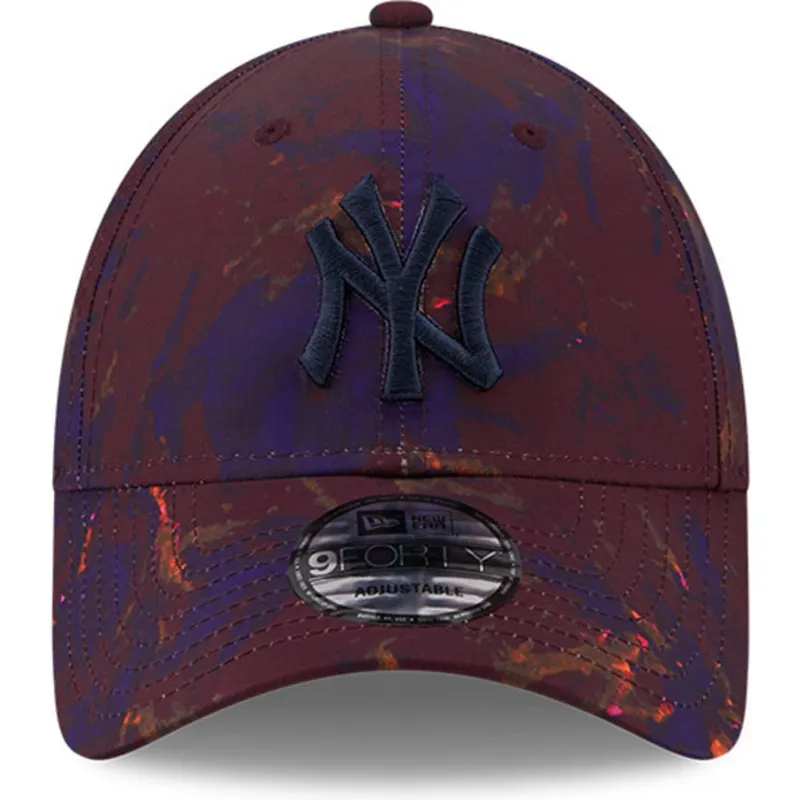 kepsar-curva-rod-justerbart-band-granate-9forty-ray-scape-fran-new-york-yankees-mlb-av-new-era