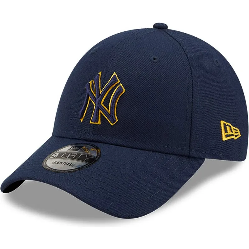 kepsar-curva-marinbla-justerbart-band-9forty-pop-outline-fran-new-york-yankees-mlb-av-new-era