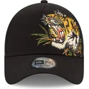 svart-bojd-snapback-keps-9forty-e-frame-tattoo-pack-med-tiger-fran-new-era