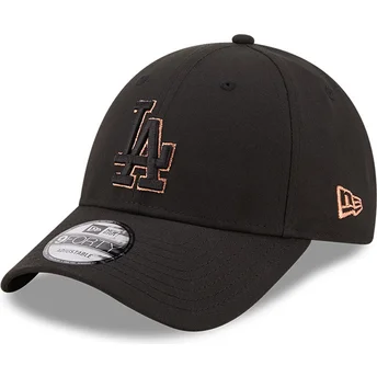 los-angeles-dodgers-mlb-9forty-black-and-gold-svart-bojd-snapback-keps-fran-new-era