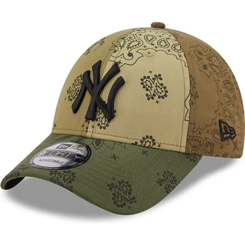 kepsar-curva-gron-justerbart-band-9forty-paisley-print-fran-new-york-yankees-mlb-av-new-era kepsar-curva-gron-justerbart-band-9forty-paisley-print-fran-new-york-yankees-mlb-av-new-era