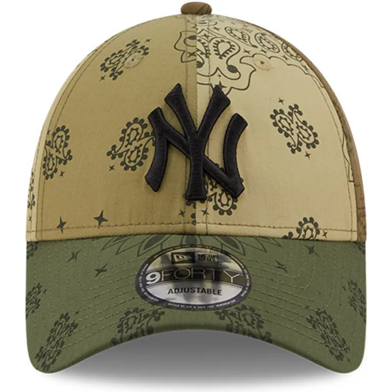 kepsar-curva-gron-justerbart-band-9forty-paisley-print-fran-new-york-yankees-mlb-av-new-era kepsar-curva-gron-justerbart-band-9forty-paisley-print-fran-new-york-yankees-mlb-av-new-era
