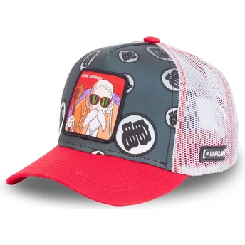 gorra-trucker-bla-gra-och-rod-master-roshi-db2-kam2-dragon-ball-fran-capslab