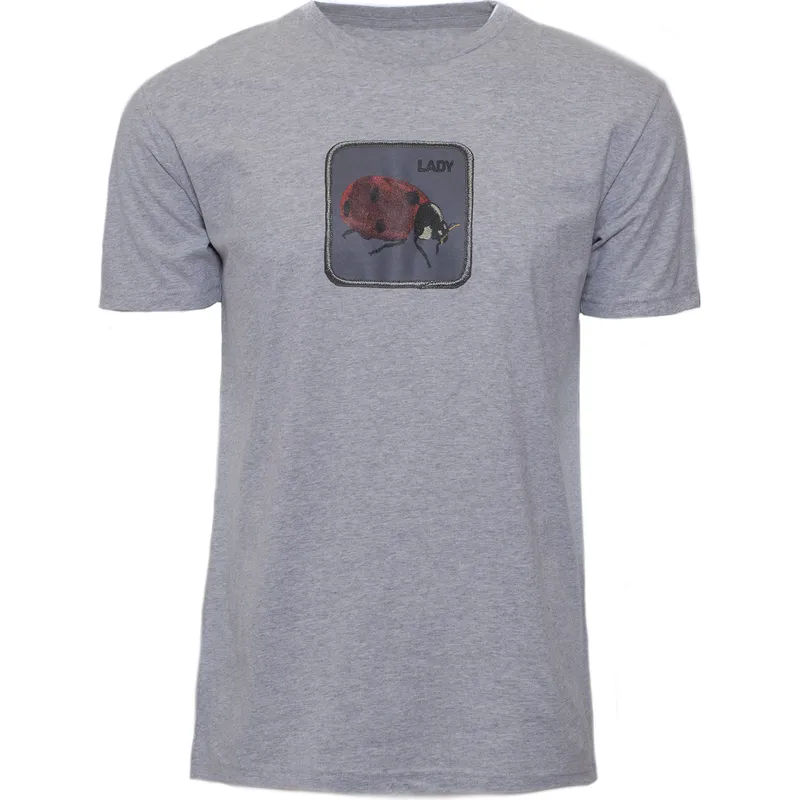t-shirt-kort-arm-gra-fran-manga-corta-gris-mariquita-lady-beetle-the-farm-the-farm-av-goorin-bros