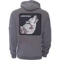 trojor-med-huva-gra-fran-sudadera-con-capucha-gris-lobo-lone-wolf-lobo-solitario-loud-howl-the-farm-the-farm-av-goorin-bros