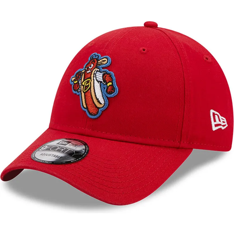 kepsar-curva-rod-justerbart-band-9forty-fran-reading-fightin-phils-milb-av-new-era