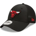 svart-truckerkeps-9forty-team-arch-chicago-bulls-nba-fran-new-era