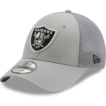 kepsar-curva-gra-justerbart-band-9forty-team-arch-fran-las-vegas-raiders-nfl-av-new-era