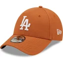 brun-justerbar-bojd-keps-9forty-league-essential-los-angeles-dodgers-mlb-fran-new-era