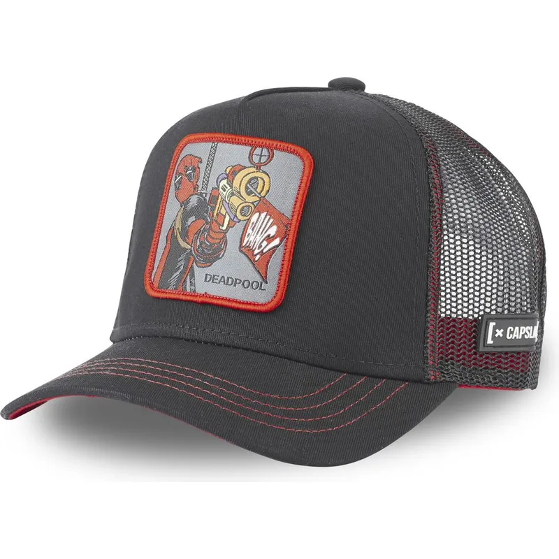 kepsar-curva-svart-snapback-deadpool-marvel-comics-av-capslab kepsar-curva-svart-snapback-deadpool-marvel-comics-av-capslab