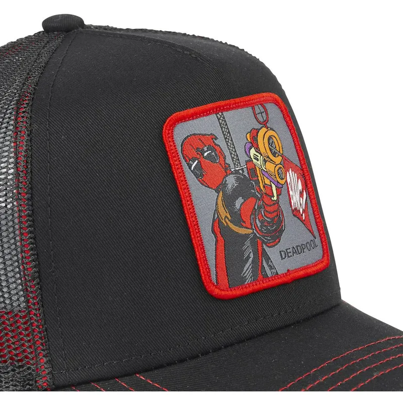 kepsar-curva-svart-snapback-deadpool-marvel-comics-av-capslab kepsar-curva-svart-snapback-deadpool-marvel-comics-av-capslab