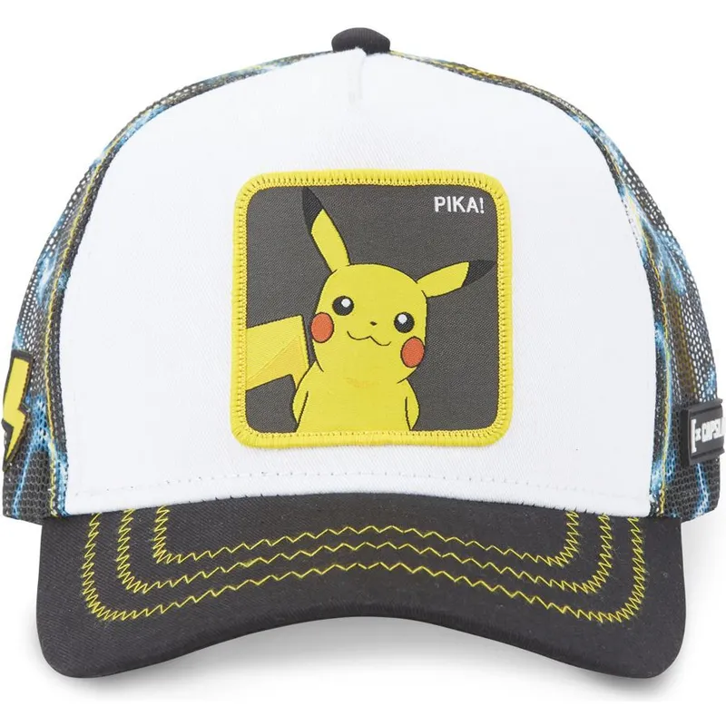 vit-och-svart-trucker-keps-pikachu-ele2-pokemon-fran-capslab