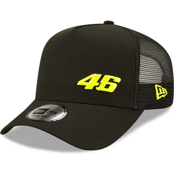 svart-truckerkeps-a-frame-repreve-flawless-av-valentino-rossi-vr46-motogp-fran-new-era