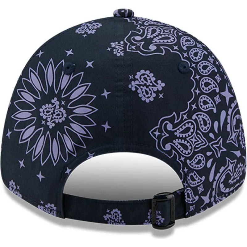 kepsar-curva-marinbla-justerbart-band-9forty-paisley-print-fran-new-york-yankees-mlb-av-new-era