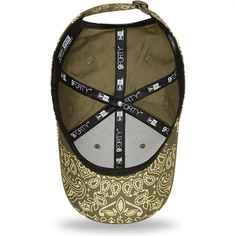kepsar-curva-gron-justerbart-band-9forty-paisley-print-fran-new-york-yankees-mlb-av-new-era