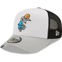 gorra-trucker-gris-y-negra-a-frame-character-sports-de-bugs-bunny-looney-tunes-de-new-era