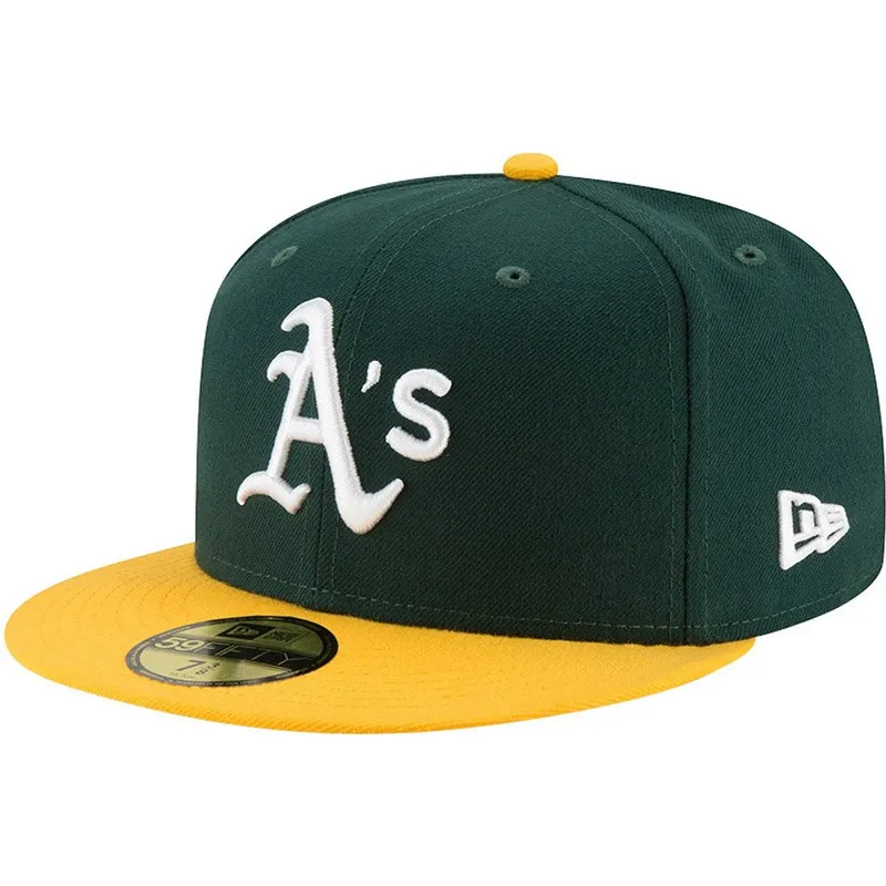 gron-och-gul-platt-keps-justerad-59fifty-ac-perf-fran-oakland-athletics-mlb-av-new-era