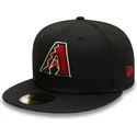 svart-platt-keps-justerad-59fifty-ac-perf-fran-arizona-diamondbacks-mlb-av-new-era