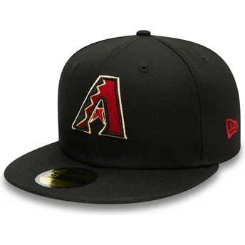 Svart justerbar 59FIFTY AC Perf keps av Arizona Diamondbacks MLB från New Era