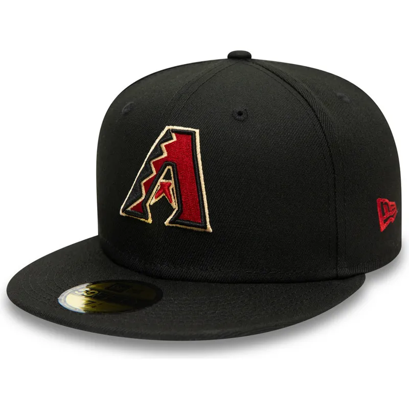 svart-platt-keps-justerad-59fifty-ac-perf-fran-arizona-diamondbacks-mlb-av-new-era