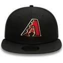svart-platt-keps-justerad-59fifty-ac-perf-fran-arizona-diamondbacks-mlb-av-new-era