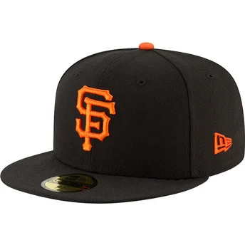 Svart justerbar 59FIFTY AC Perf San Francisco Giants MLB-keps från New Era