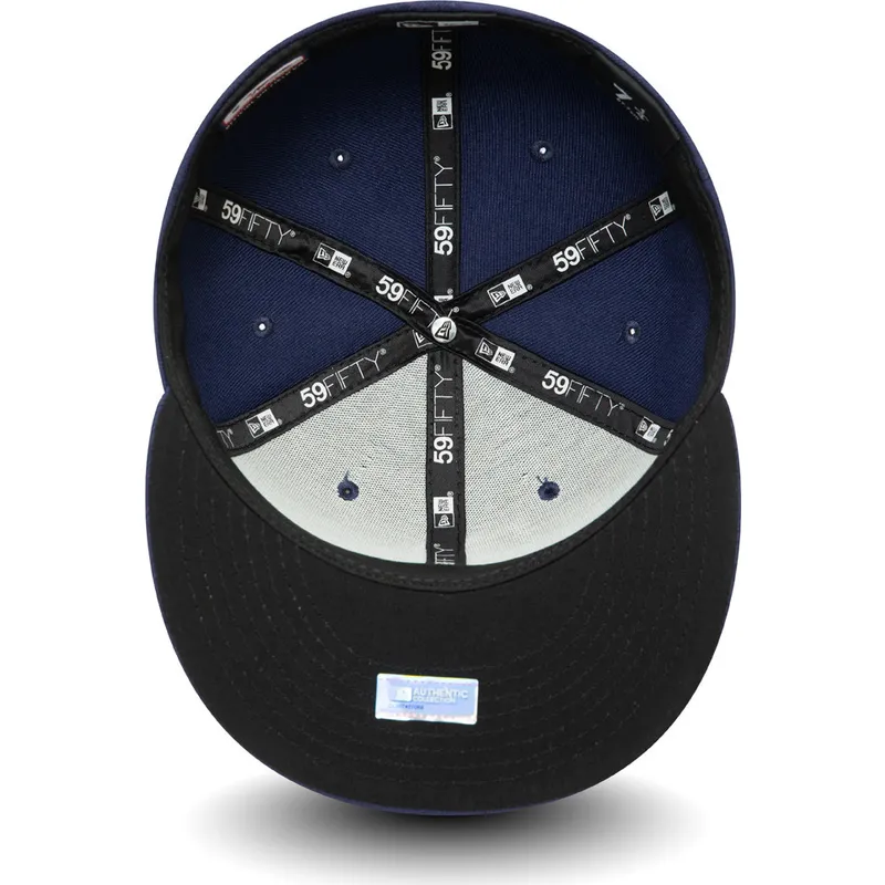 marinbla-platt-keps-justerad-59fifty-ac-perf-fran-tampa-bay-rays-mlb-av-new-era