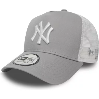 Gris truckerkeps för pojke A Frame Clean från New York Yankees MLB av New Era